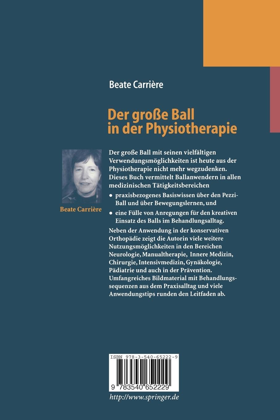 Rückseitencover Der große Ball in der Physiotherapie