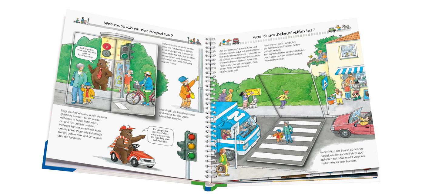 Beispielinhalt (Bild) Wieso? Weshalb? Warum?, Band 5: Pass auf im Straßenverkehr