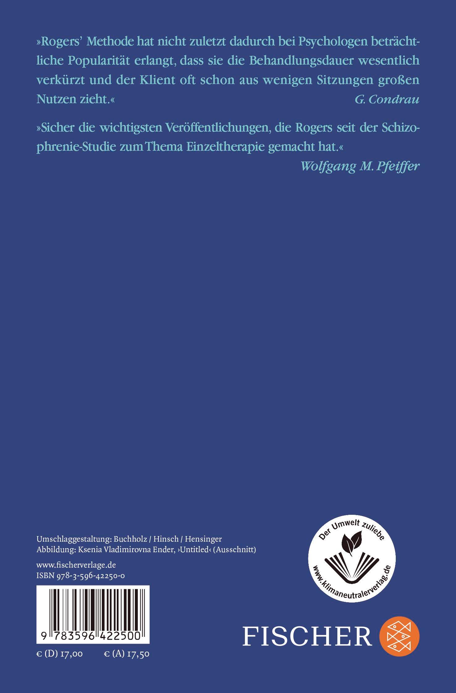Rückseitencover Therapeut und Klient