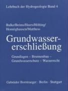 Vorderes Coverbild Lehrbuch der Hydrogeologie 4. Grundwassererschließung