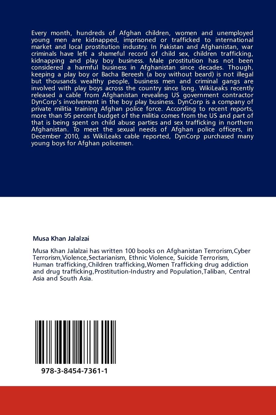 Rückseitencover Child Sex, Bacha Bazi and Prostitution in Afghanistan