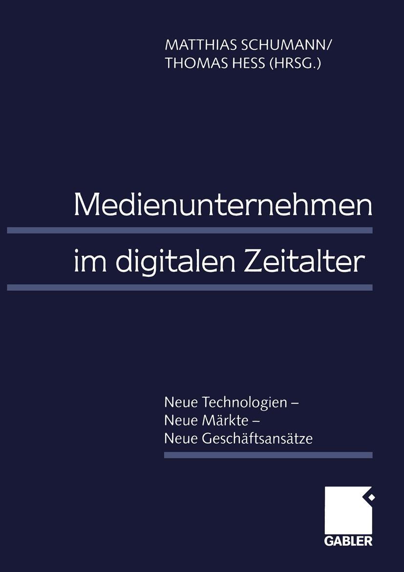Vorderes Coverbild Medienunternehmen im digitalen Zeitalter
