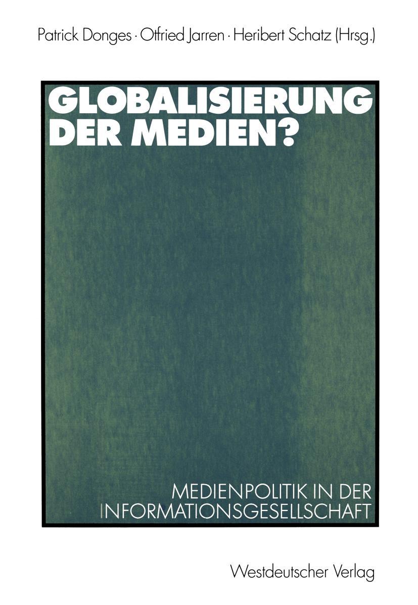 Vorderes Coverbild Globalisierung der Medien?