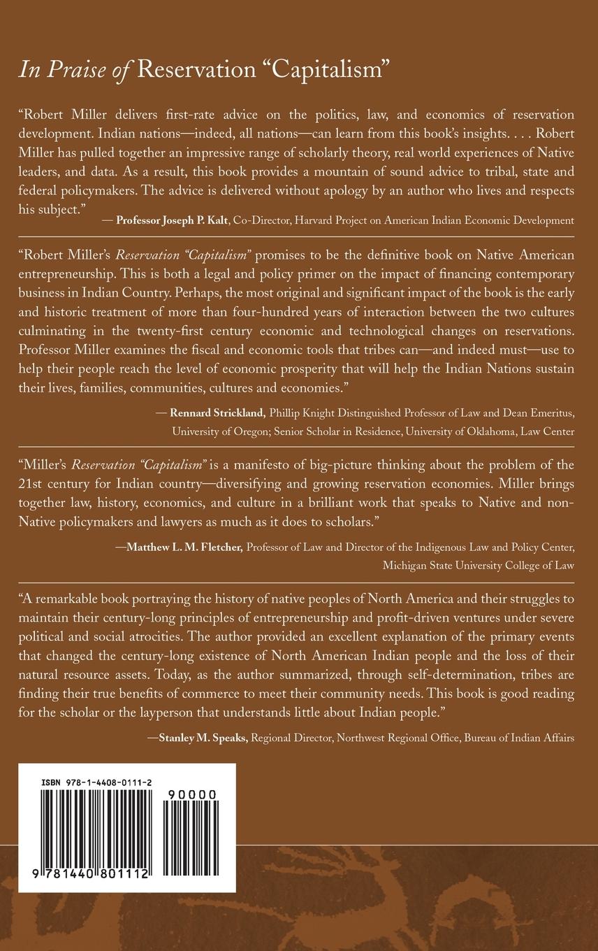 Rückseitencover Reservation "Capitalism"