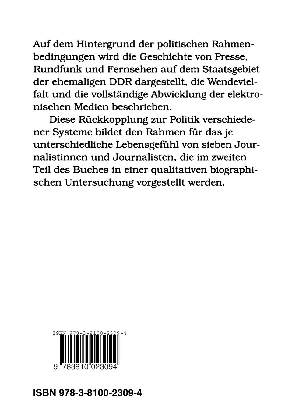 Rückseitencover Das geteilte Leben