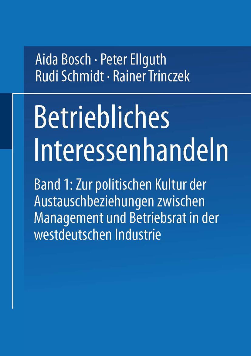 Vorderes Coverbild Betriebliches Interessenhandeln