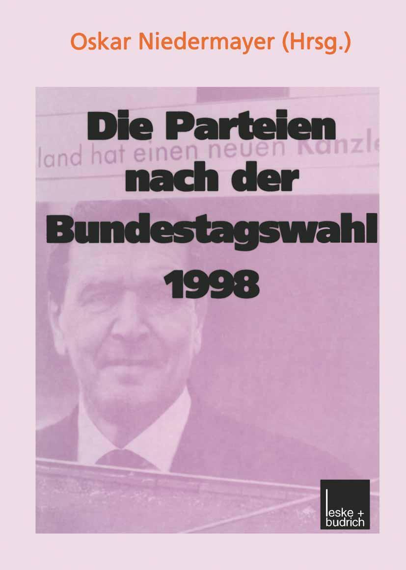 Vorderes Coverbild Die Parteien nach der Bundestagswahl 1998