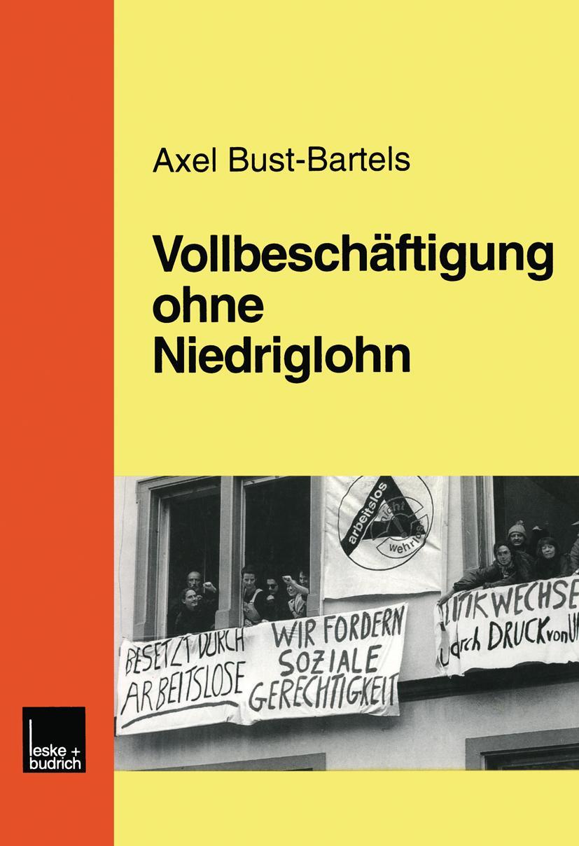 Vorderes Coverbild Vollbeschäftigung ohne Niedriglohn