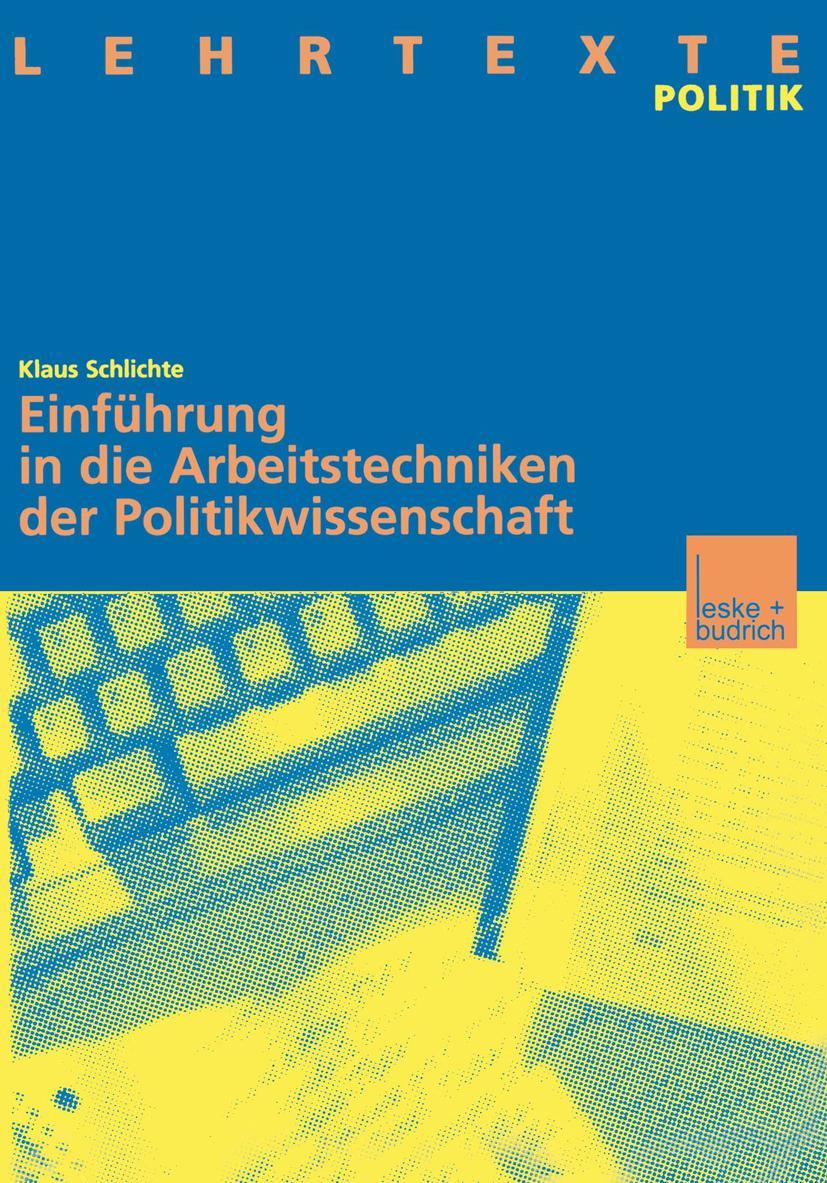 Vorderes Coverbild Einführung in die Arbeitstechniken der Politikwissenschaft