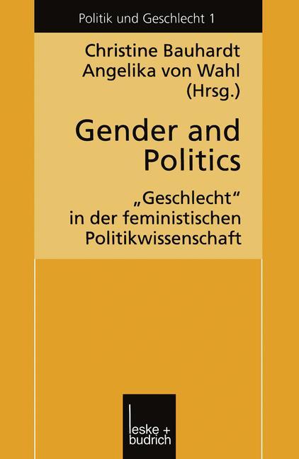 Vorderes Coverbild Gender and Politics