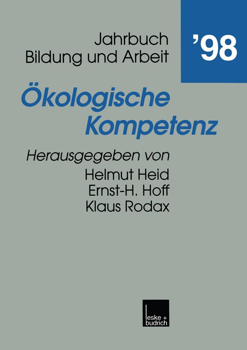 Vorderes Coverbild Ökologische Kompetenz