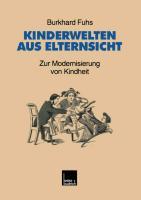 Vorderes Coverbild Kinderwelten aus Elternsicht