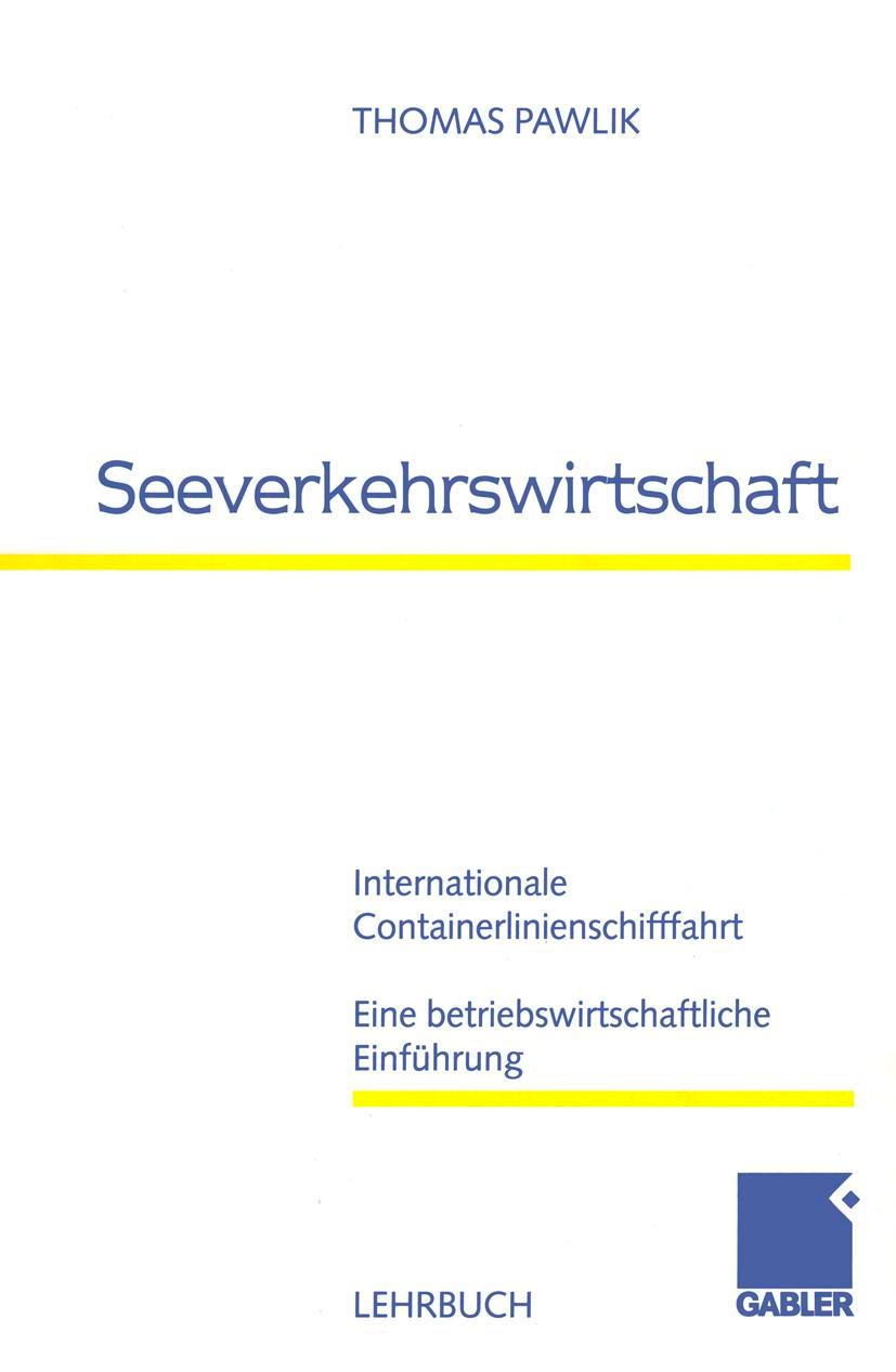 Vorderes Coverbild Seeverkehrswirtschaft