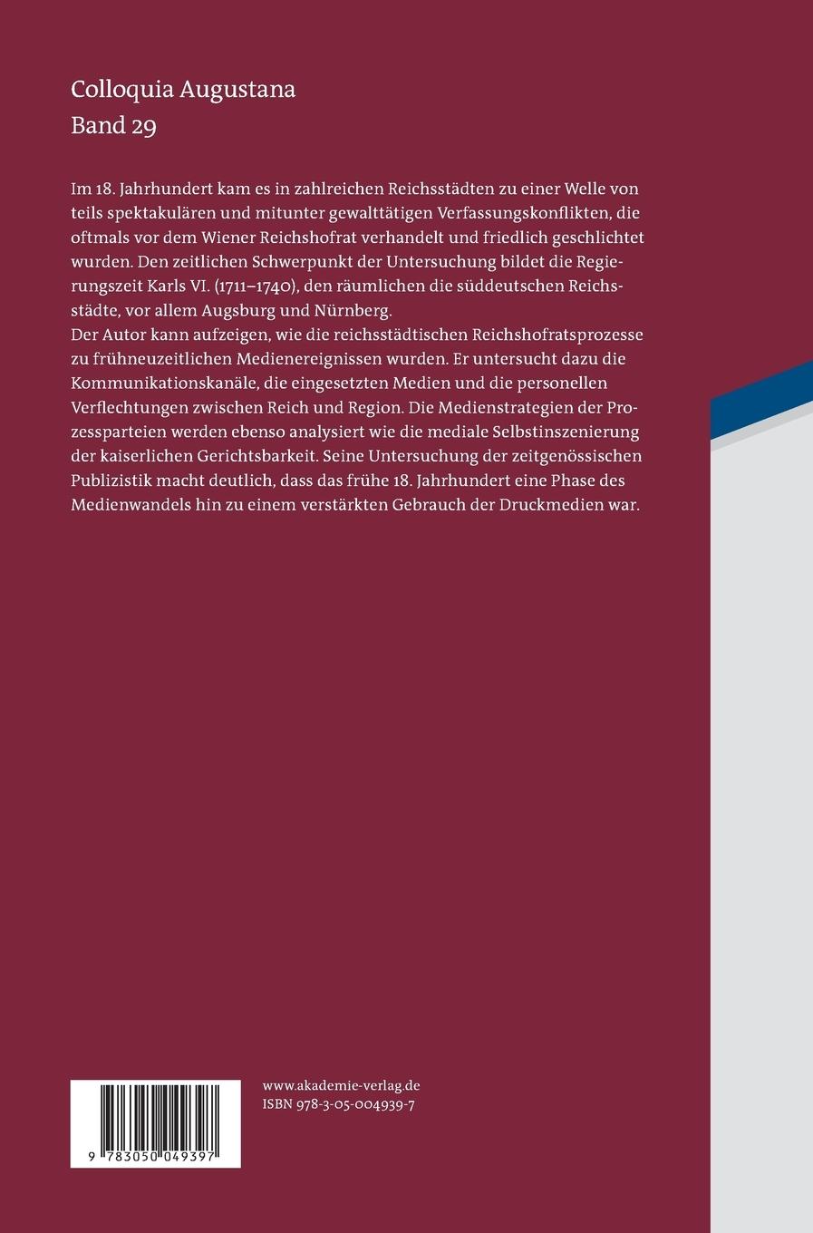 Rückseitencover Konfliktbewältigung als Medienereignis