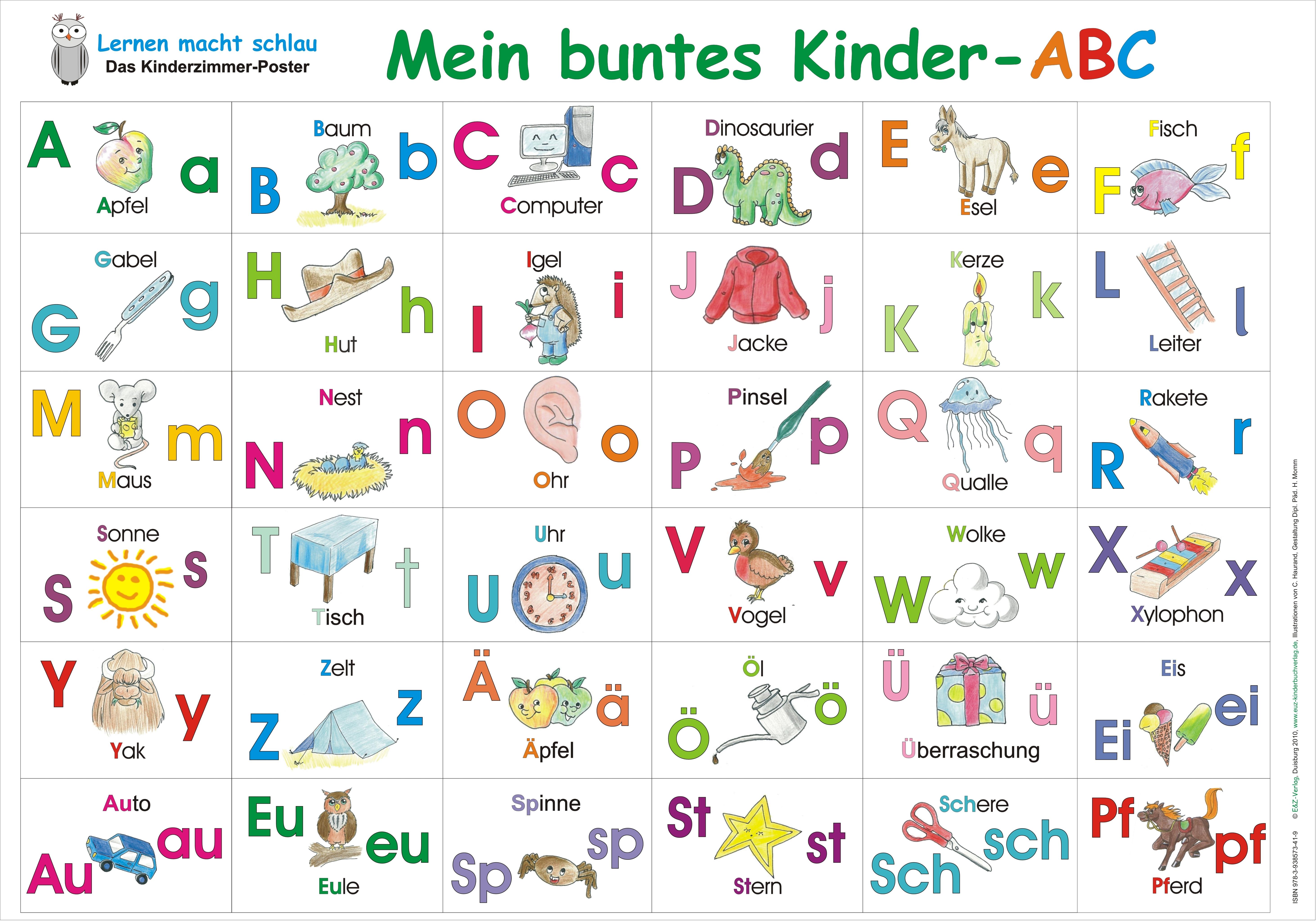 Vorderes Coverbild Mein buntes Kinder-ABC