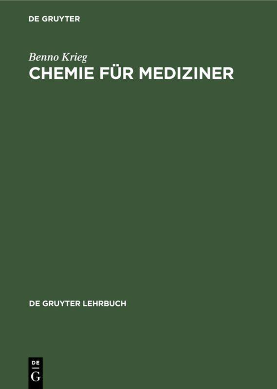 Vorderes Coverbild Chemie für Mediziner