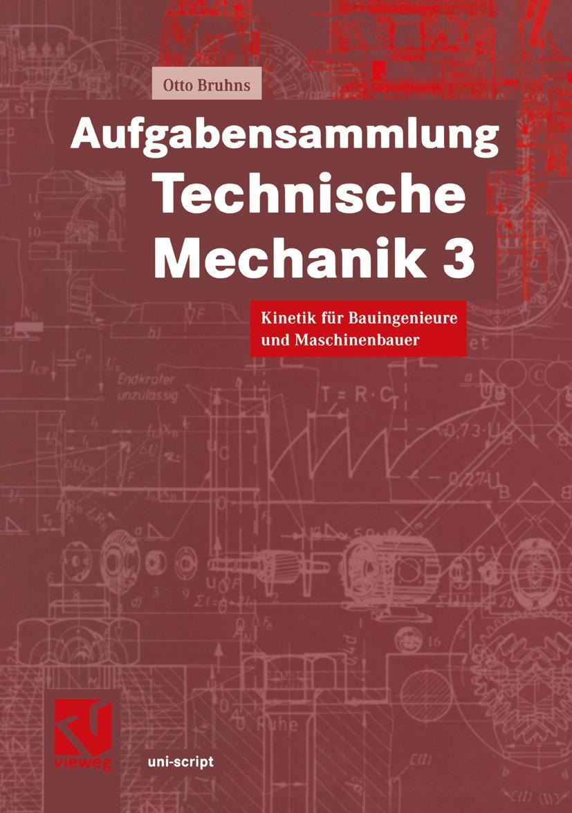 Vorderes Coverbild Aufgabensammlung Technische Mechanik 3