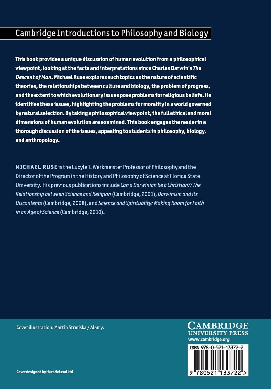 Rückseitencover The Philosophy of Human Evolution