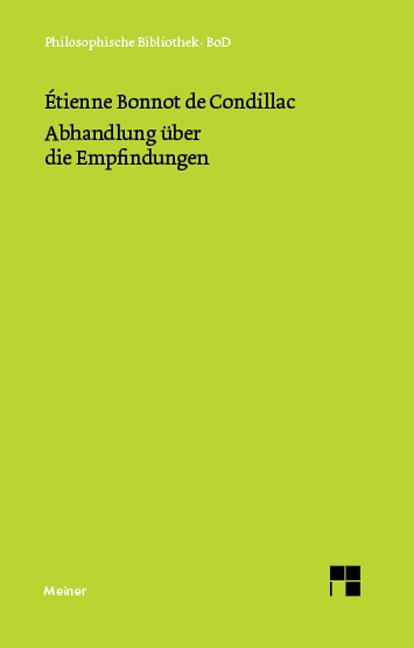 Vorderes Coverbild Abhandlung über die Empfindungen