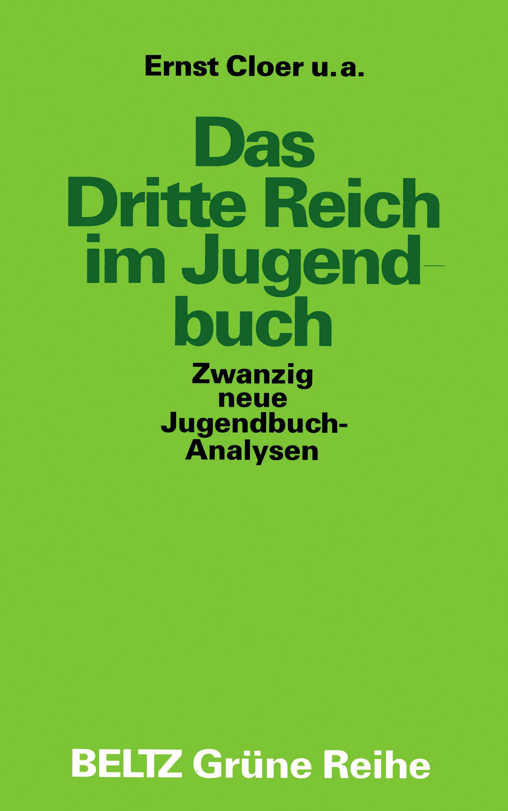 Vorderes Coverbild Das Dritte Reich im Jugendbuch