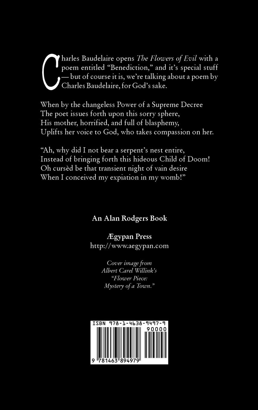 Rückseitencover The Flowers of Evil by Charles P. Baudelaire, Poetry, European, French