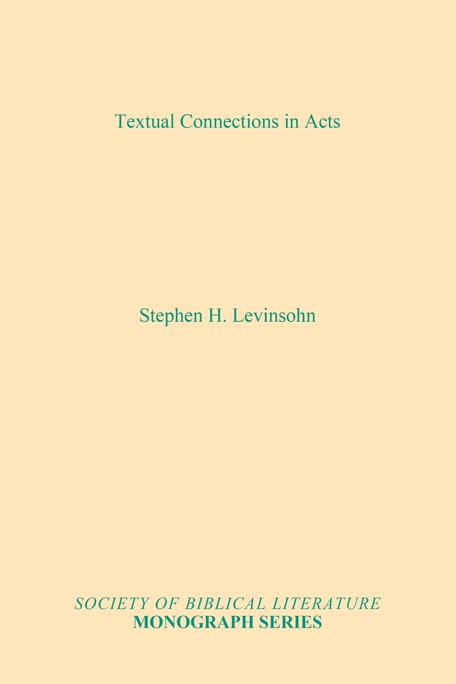 Vorderes Coverbild Textual Connections in Acts