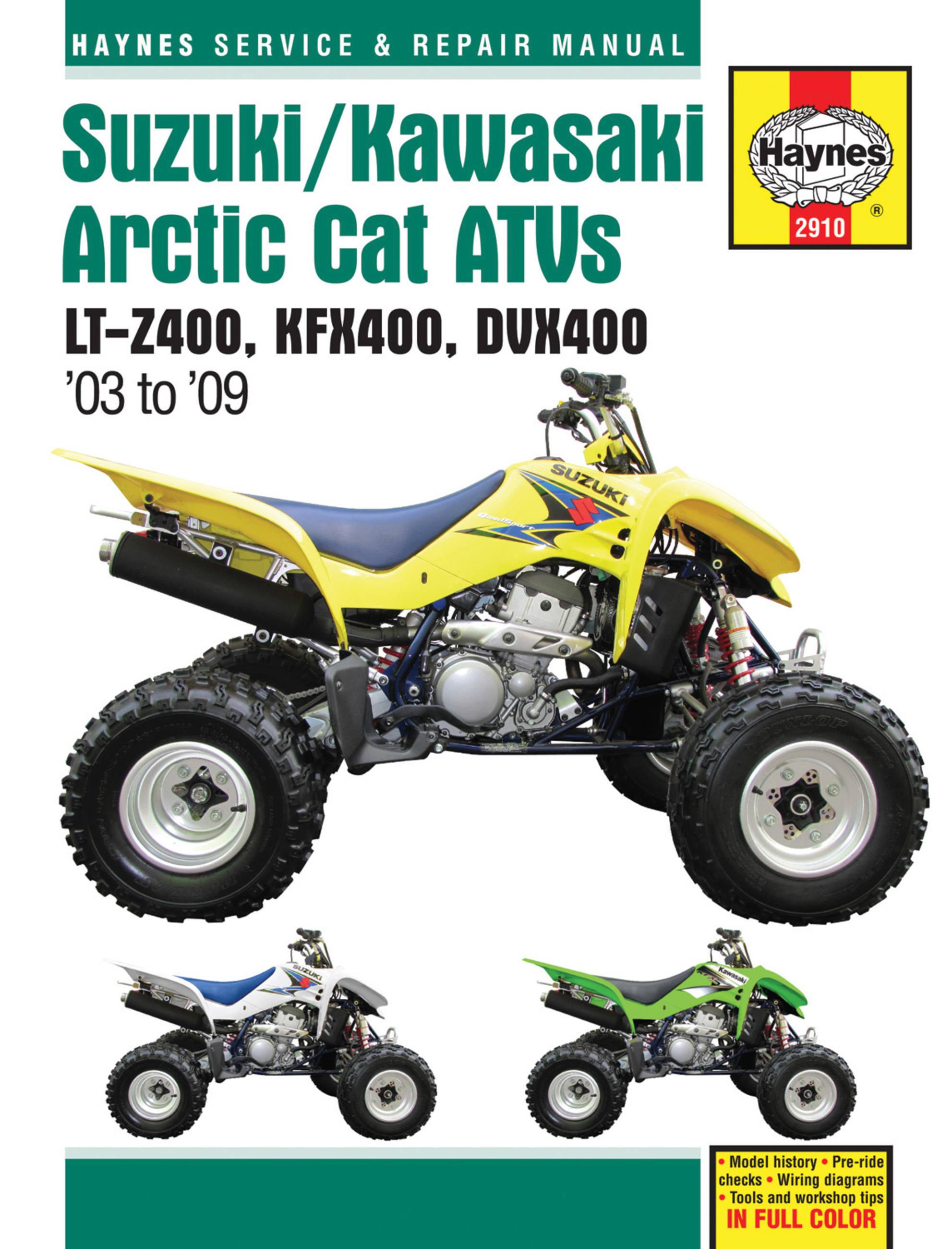 Vorderes Coverbild Suzuki/Kawasaki Arctic Cat ATVs (03 - 09)