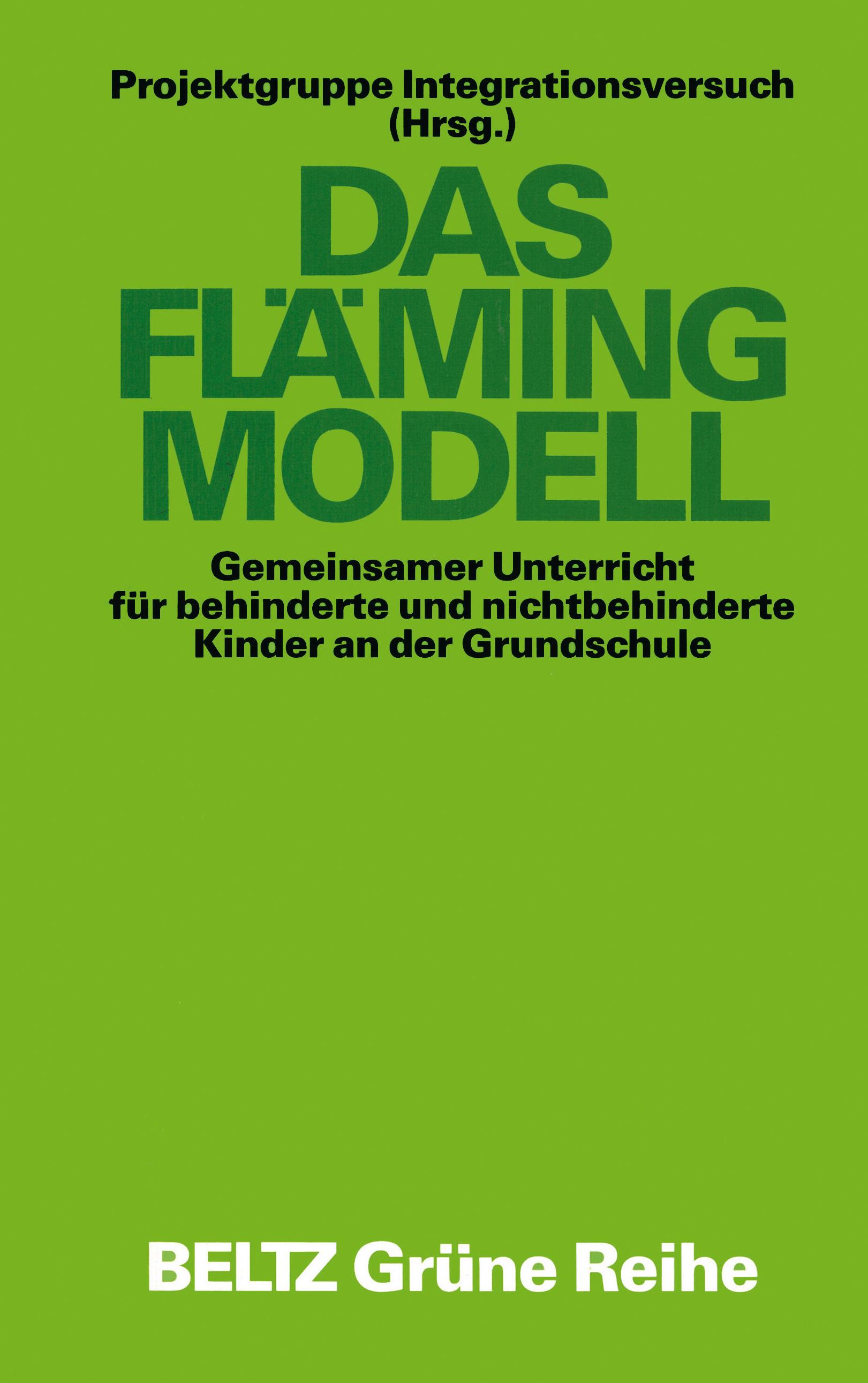 Vorderes Coverbild Das Fläming Modell