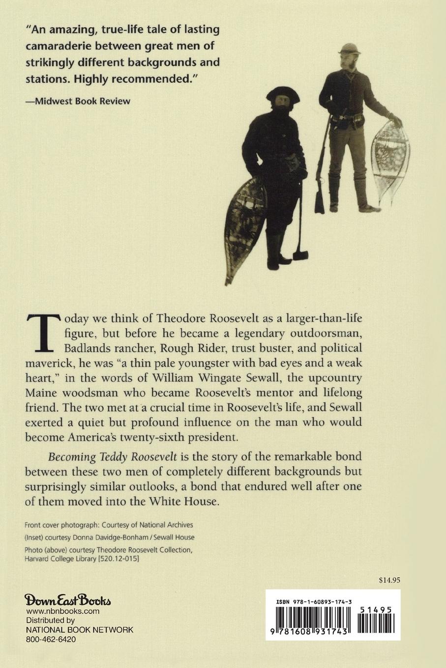 Rückseitencover Becoming Teddy Roosevelt