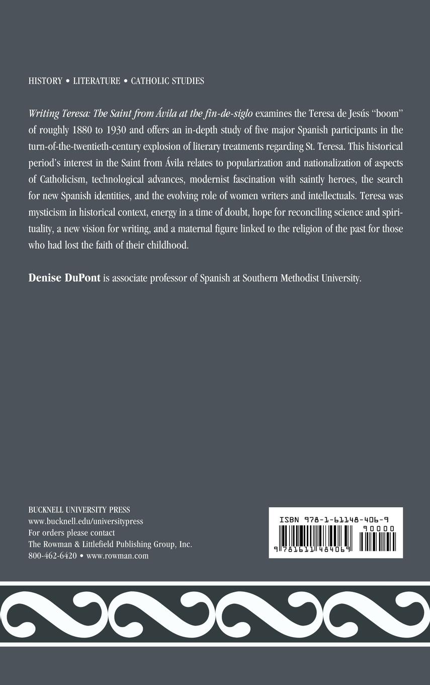 Rückseitencover Writing Teresa