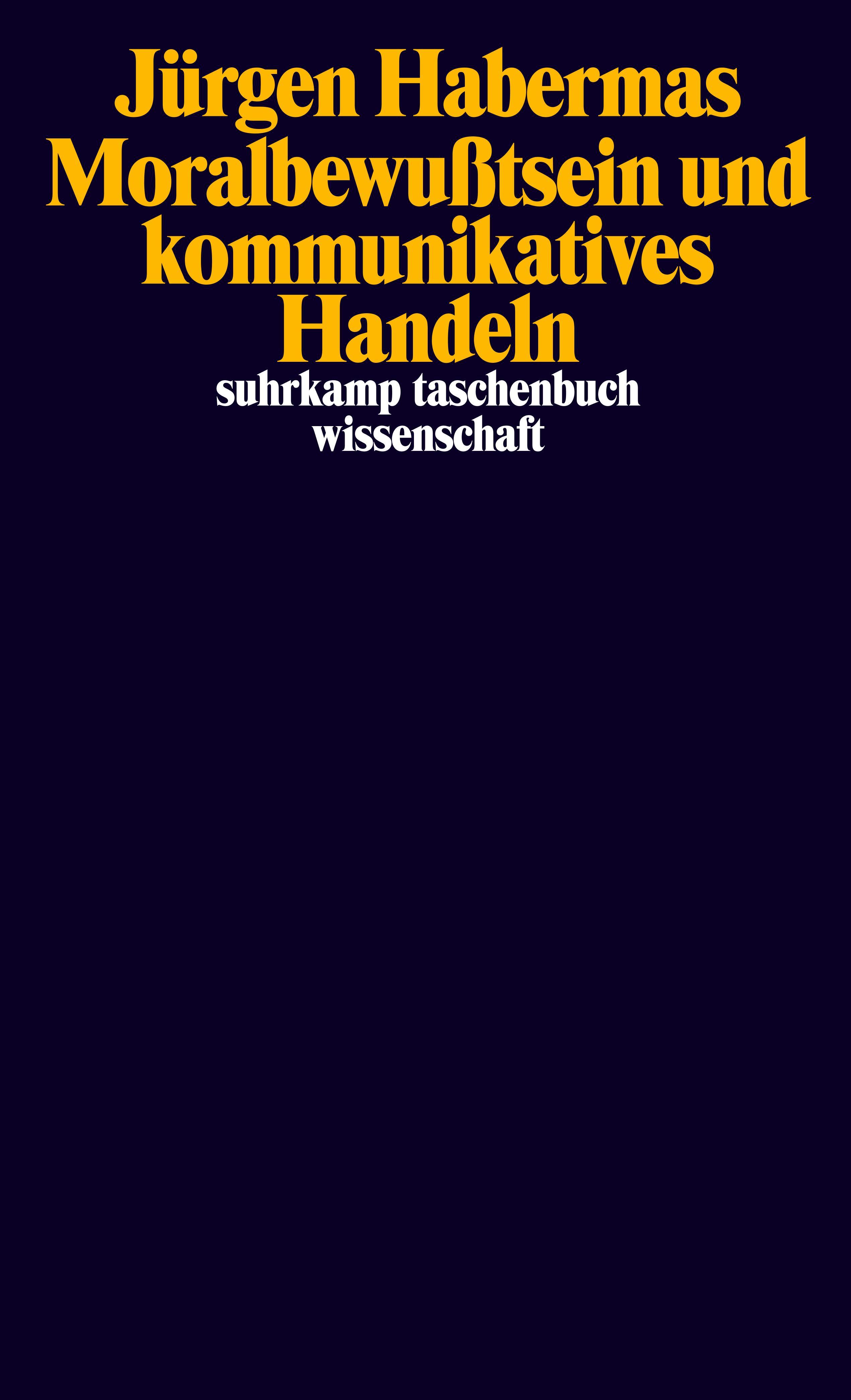 Vorderes Coverbild Moralbewußtsein und kommunikatives Handeln