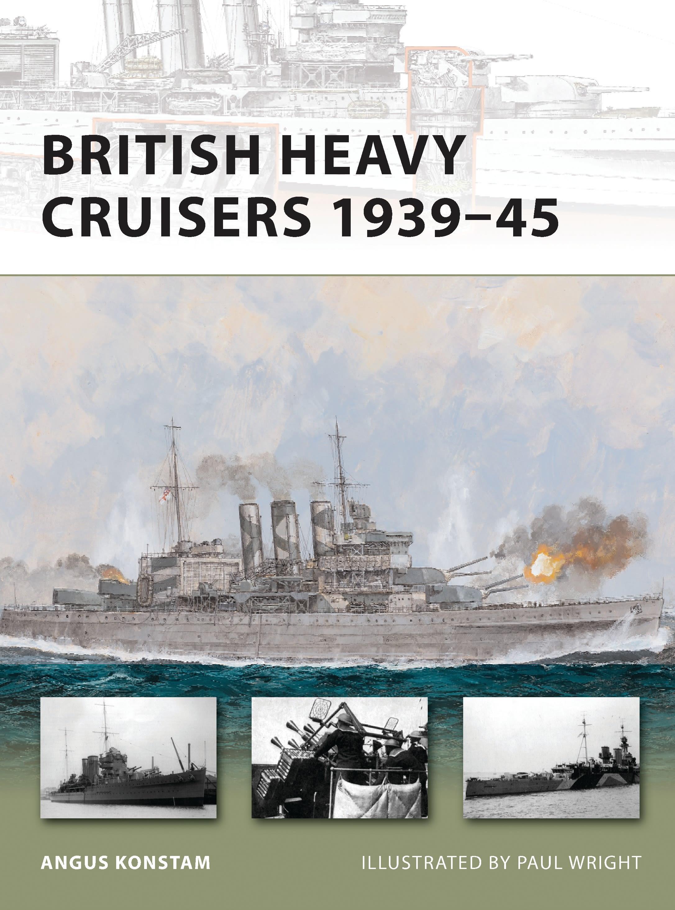Vorderes Coverbild British Heavy Cruisers 1939-45