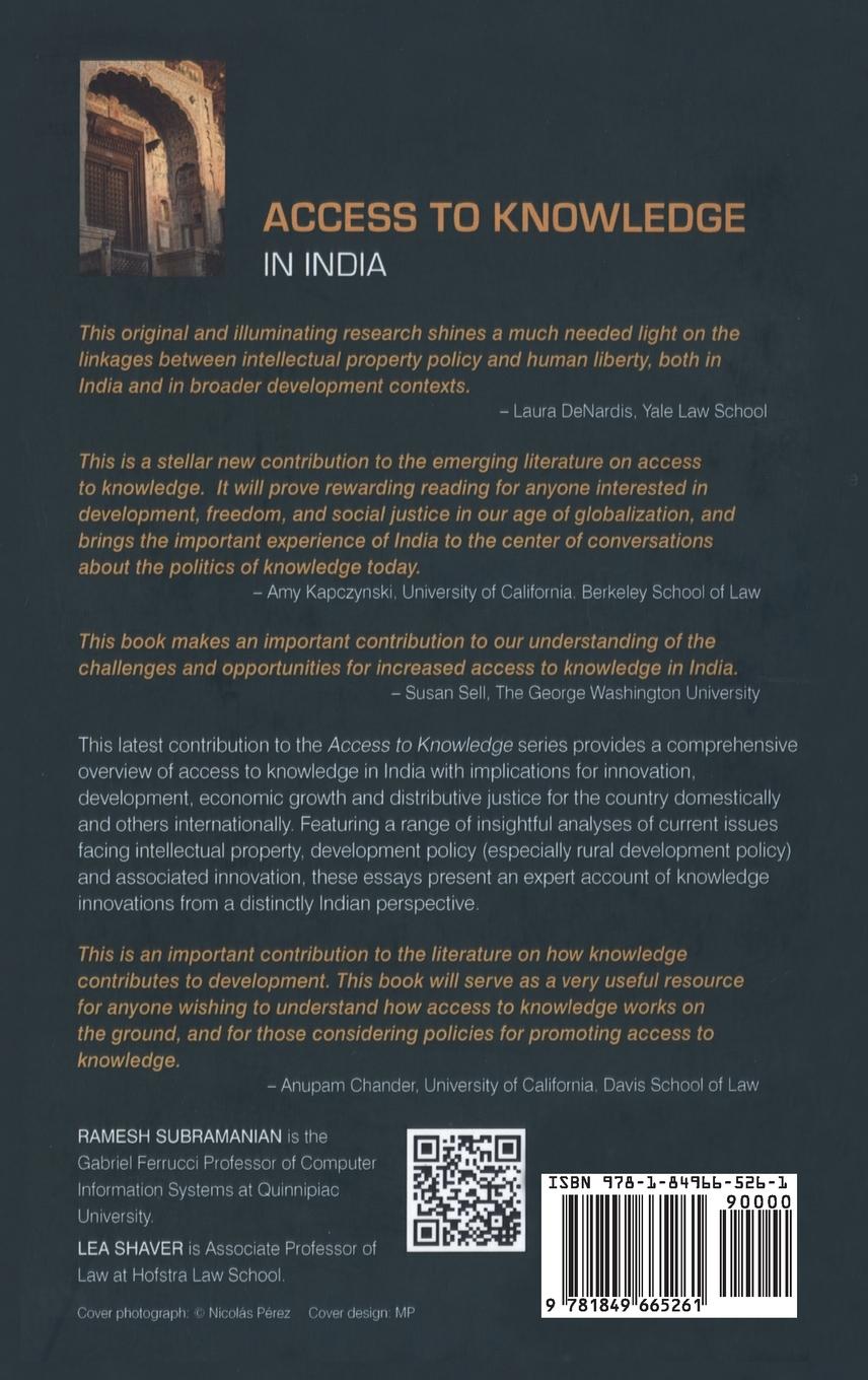 Rückseitencover Access to Knowledge in India