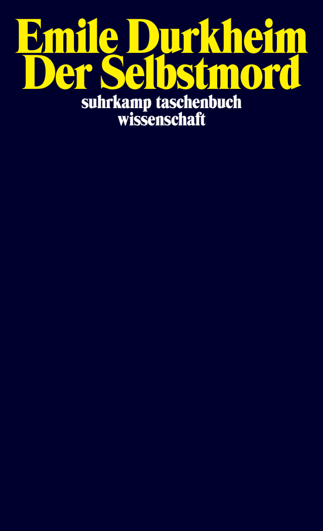 Vorderes Coverbild Der Selbstmord