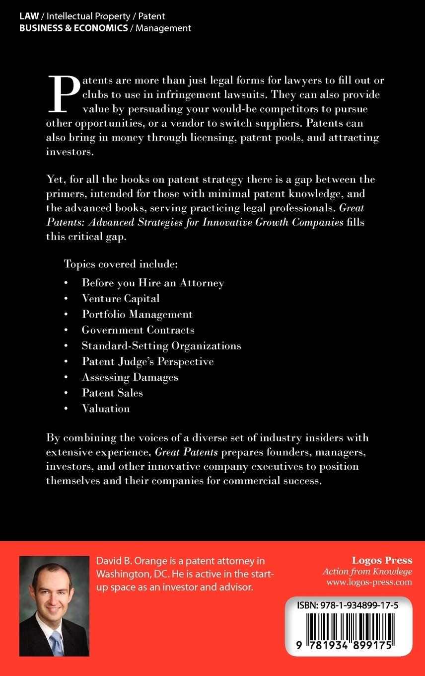 Rückseitencover Great Patents