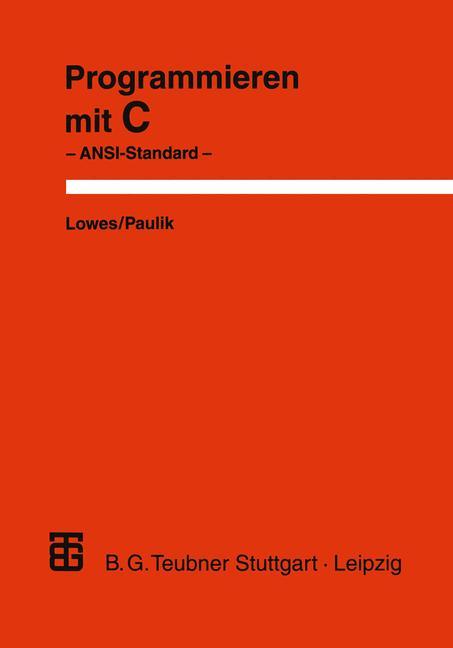Vorderes Coverbild Programmieren mit C