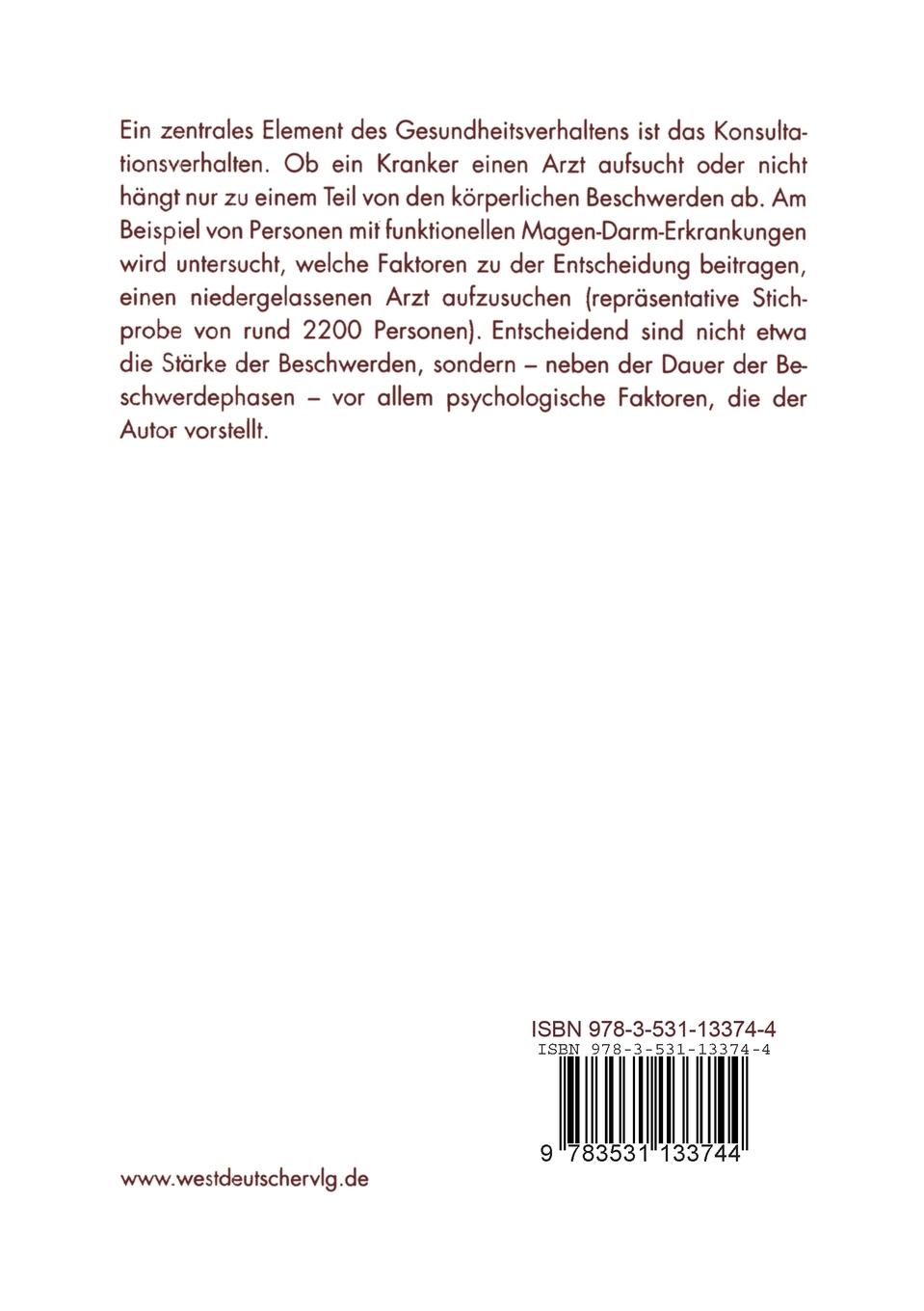 Rückseitencover Gesundheitsverhalten