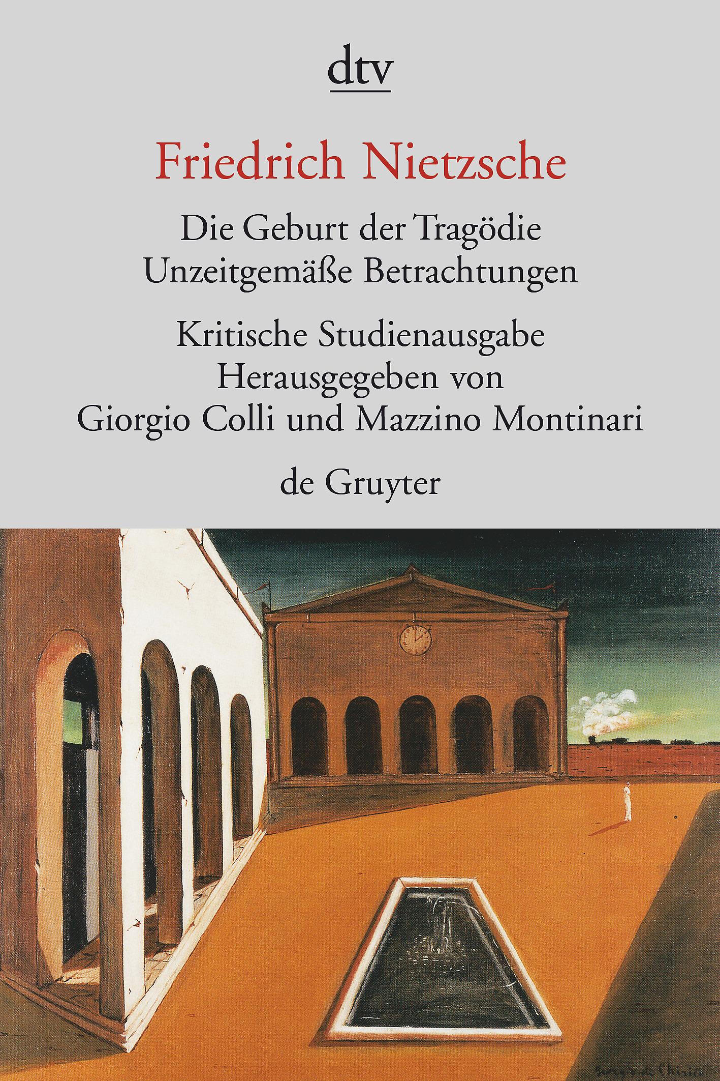 Vorderes Coverbild Die Geburt der Tragödie