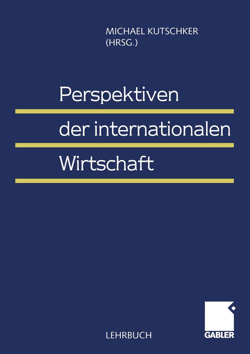 Vorderes Coverbild Perspektiven der internationalen Wirtschaft