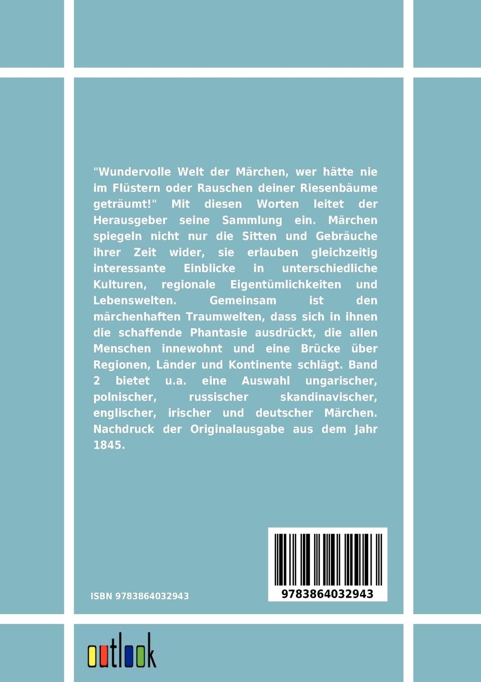 Rückseitencover Märchensaal