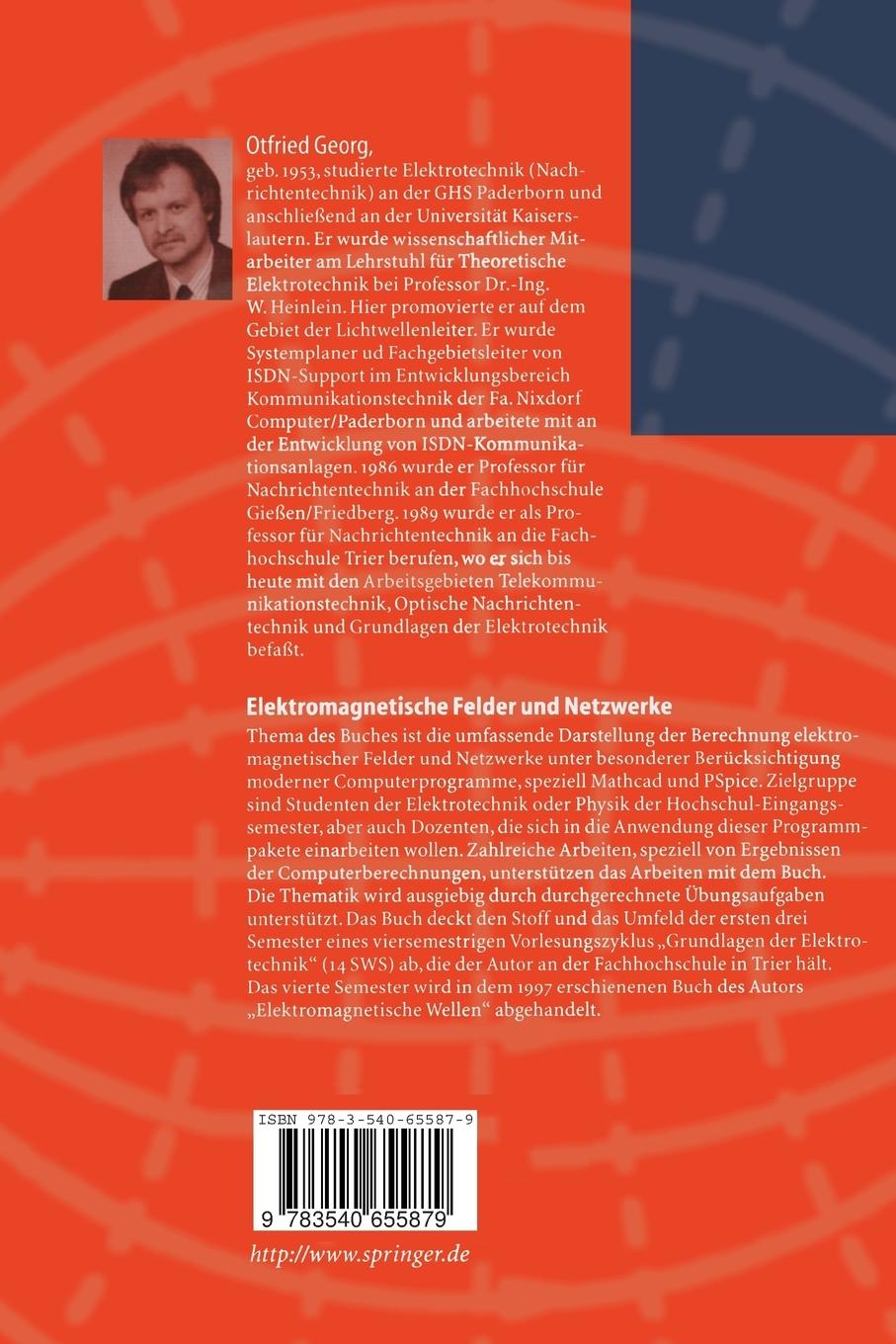 Rückseitencover Elektromagnetische Felder und Netzwerke