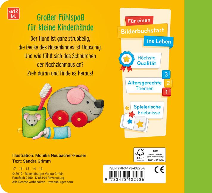 Beispielinhalt (Bild) Mein erstes Fühlbuch