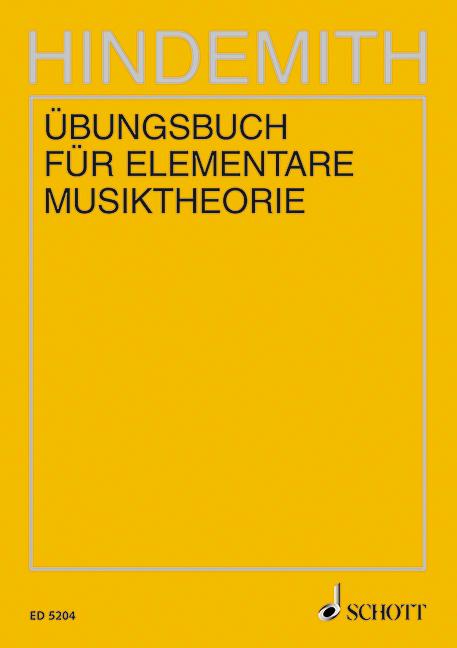 Vorderes Coverbild Übungsbuch für elementare Musiktheorie