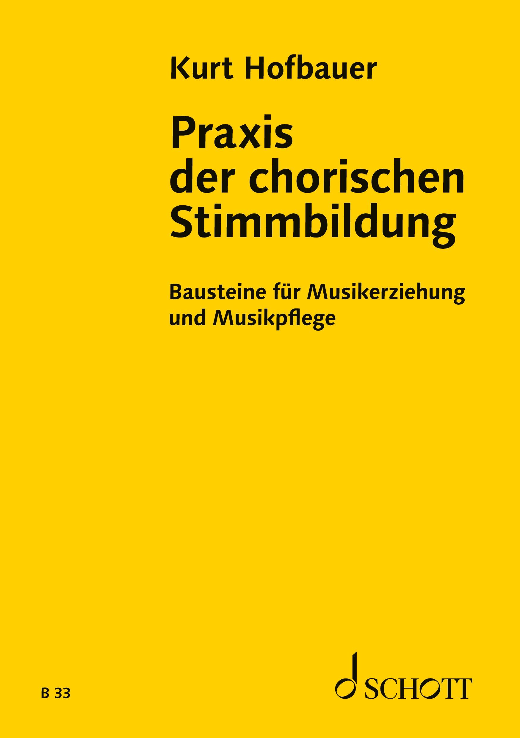 Vorderes Coverbild Praxis der chorischen Stimmbildung