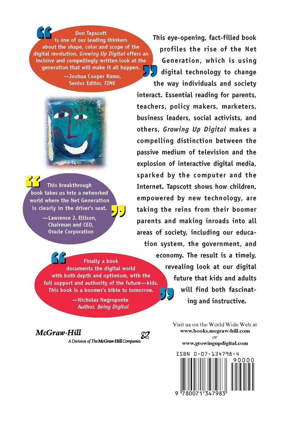 Rückseitencover Growing Up Digital