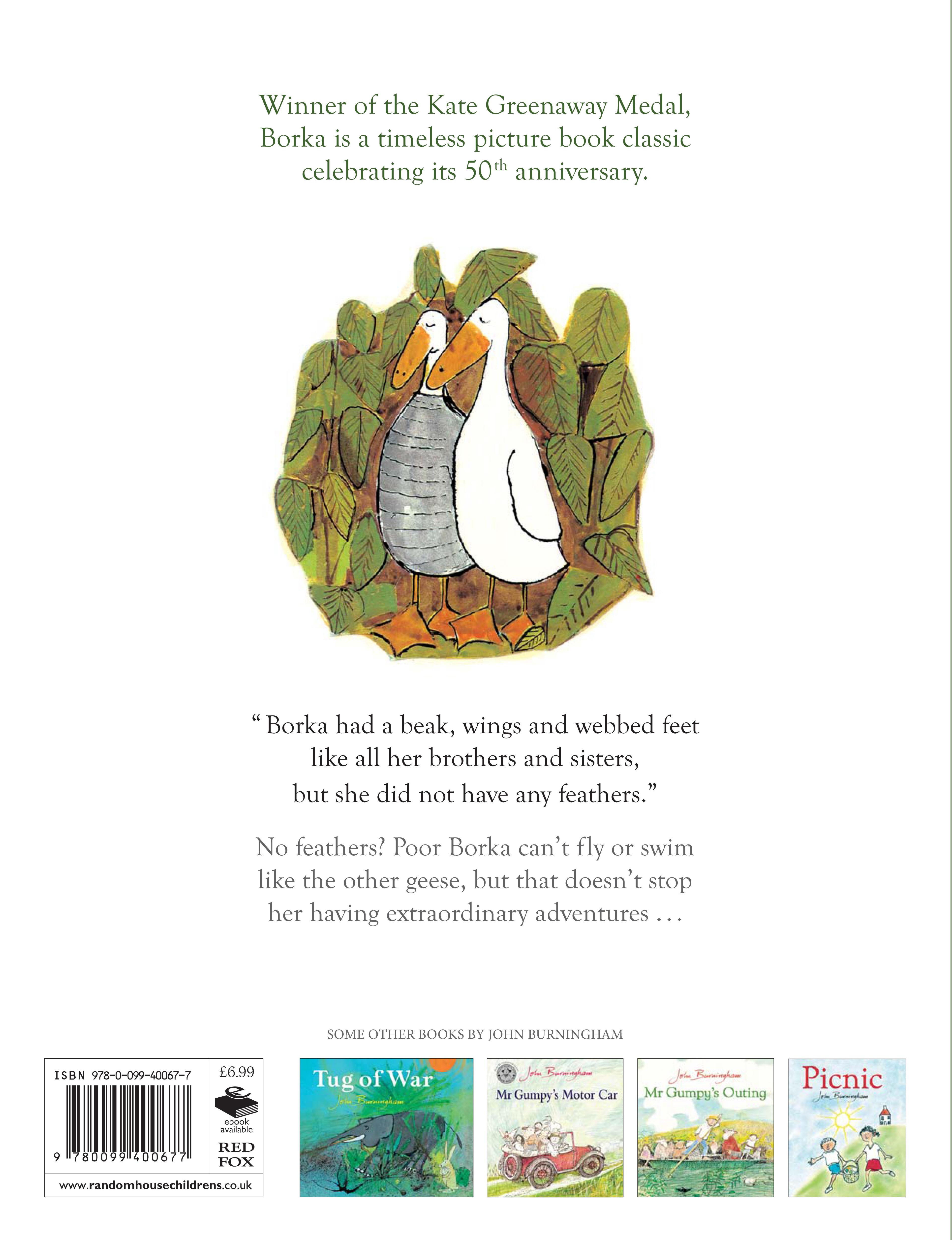 Rückseitencover Borka: The Adventures of a Goose With No Feathers