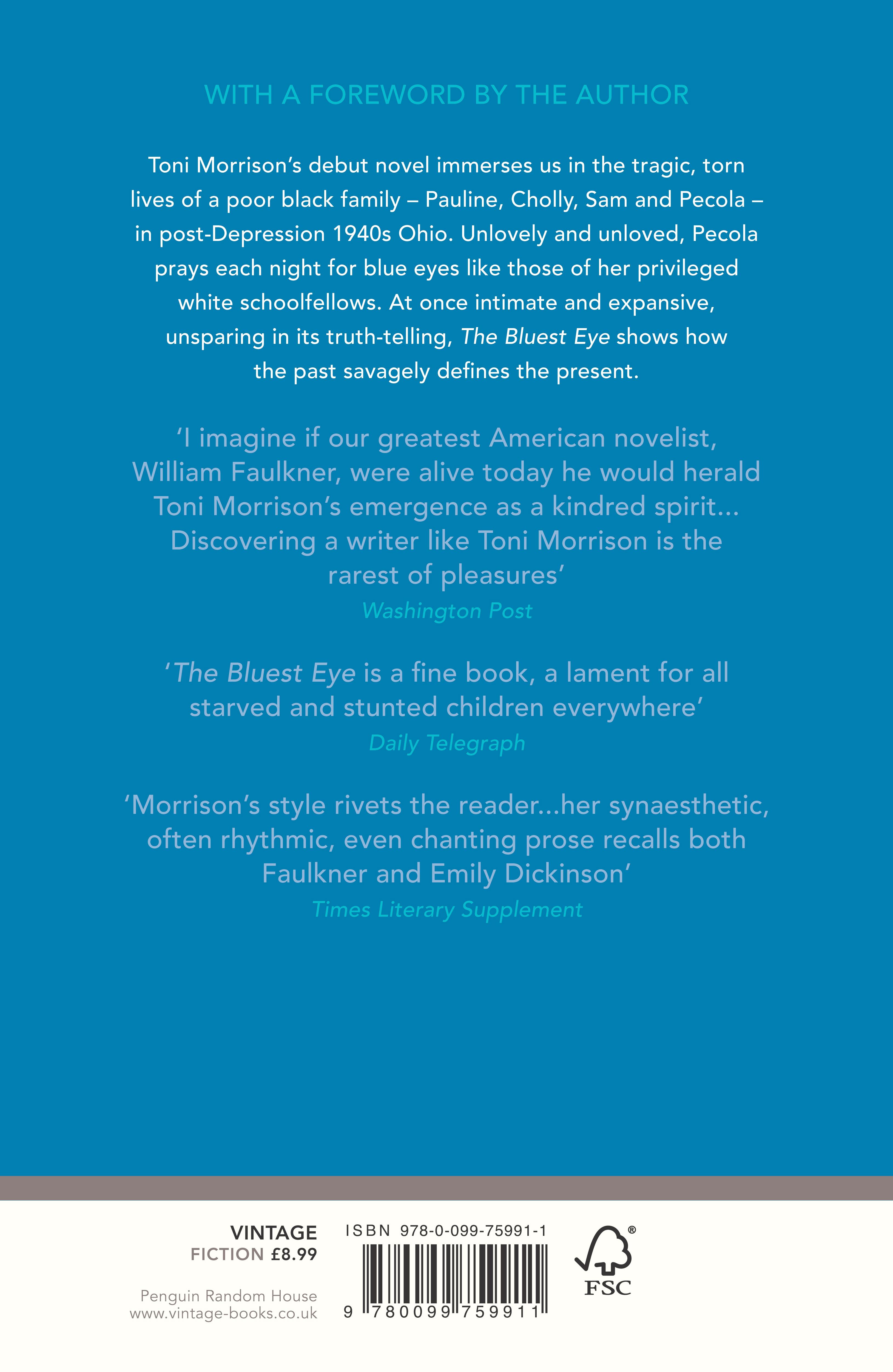 Rückseitencover The Bluest Eye