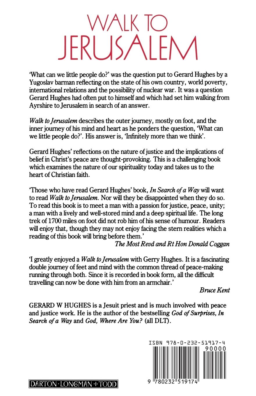 Rückseitencover Walk to Jerusalem