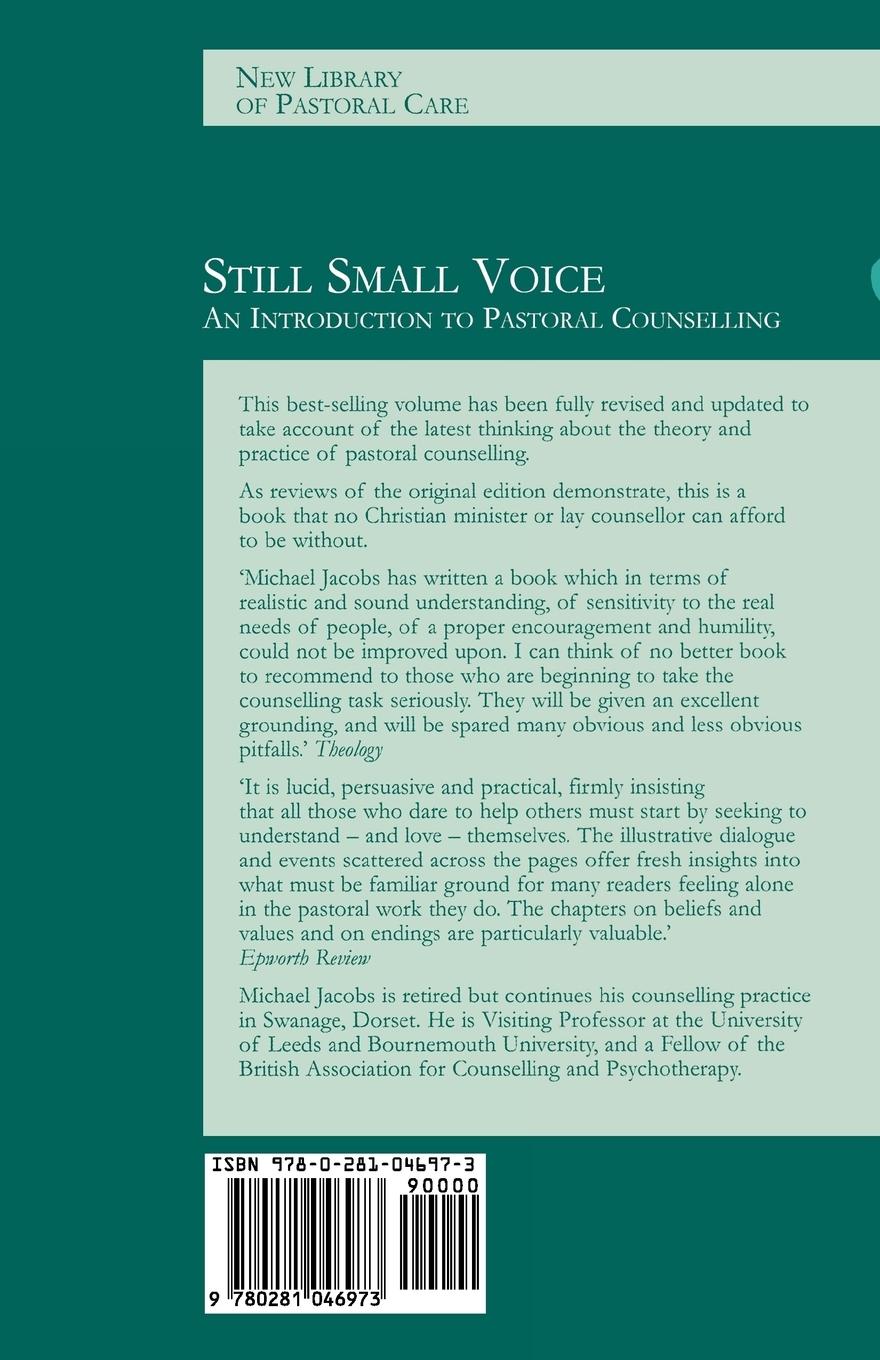 Rückseitencover Still Small Voice - An Introduction to Pastoral Counselling