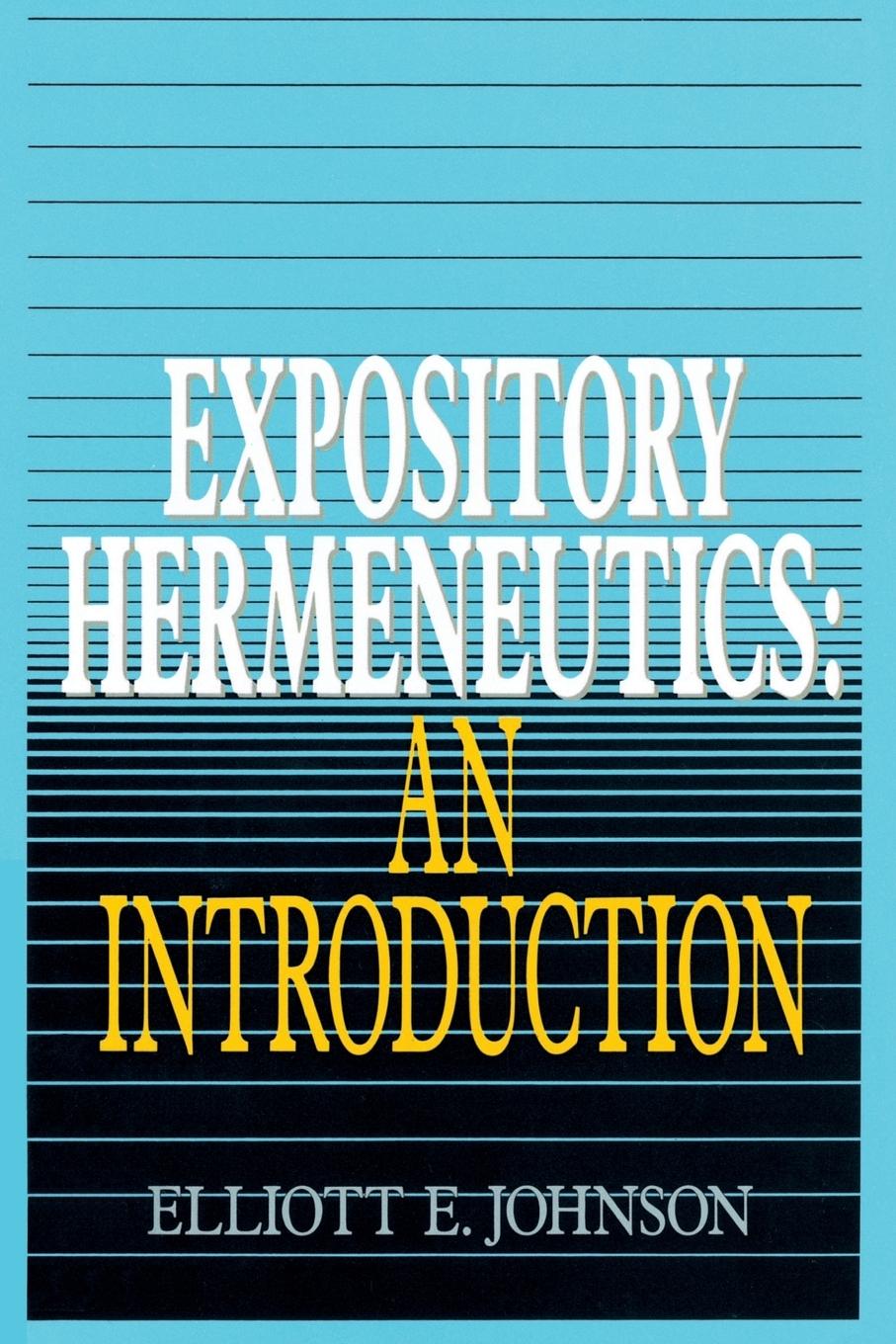 Vorderes Coverbild Expository Hermeneutics